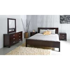   King Bedroom Set in Cappuccino By Abbyson Living Furniture & Decor