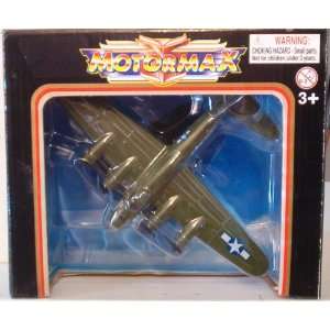  B 17 Flying Fortress Diecast Metal by Motormax Toys 