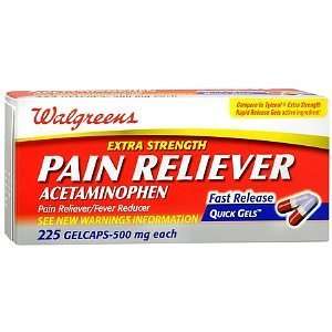   Pain Reliever Quick Gels, 225 ea Health 