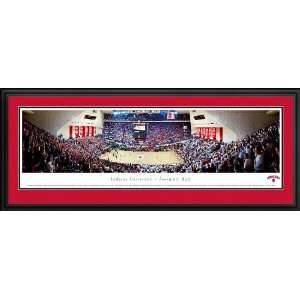 Indiana University Hoosiers Panoramic   Assembly DELUXE Framed Print 