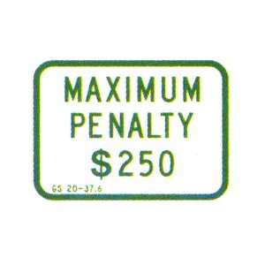  North Carolina Maximum Penalty Sign Patio, Lawn & Garden