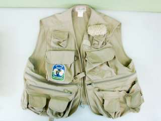 Large Ausable Fishing Hunting Vest 22 Pocket  