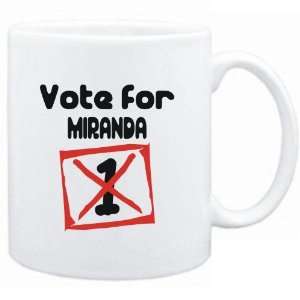    Mug White  Vote for Miranda  Female Names