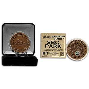Giants Highland Mint Giants SBC Park Infield Dirt Coin  