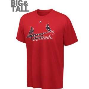  St. Louis Cardinals Big & Tall Stars And Stripes T Shirt 