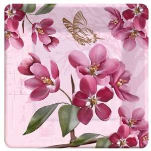 Lets Party By Creative Converting Cherry Blossom Square Dessert Plates 