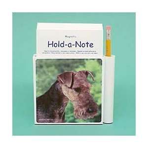  Welsh Terrier Hold a Note Patio, Lawn & Garden