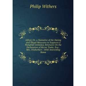   Fitzherbert  With Interesting Rema Philip Withers  Books