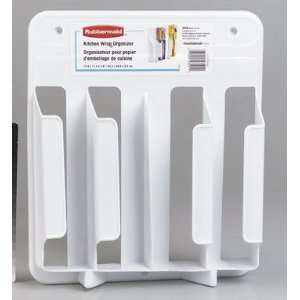 Rubbermaid Keepers White Wrapn Bag Organizer 