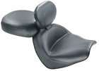 Mustang Wide Touring Two Piece Vintage Seat with Driver Backrest Honda 