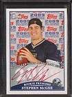 STEPHEN MCGEE 2009 TOPPS ROOKIE PREMIERE AUTOGRAPH RC  