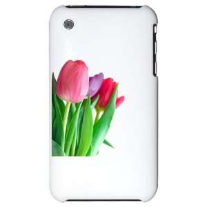  iPhone 3G Hard Case Pink and Purple Tulips Everything 