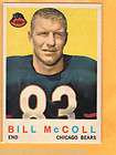 1956 Topps Football Bill McCool Bears 83 NM  
