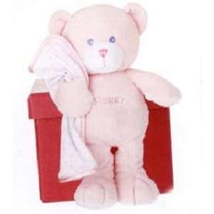  Pink Huggy Bear with Blanky 10 by Fiesta Toys & Games