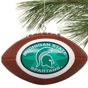  Michigan State Spartans Mini Replica Football Ornament 
