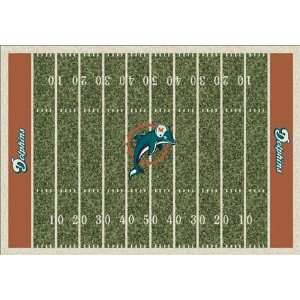  NFL Home Field Rug   Miami Dolphins