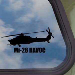  Mi 28 HAVOC Black Decal Military Soldier Window Sticker 