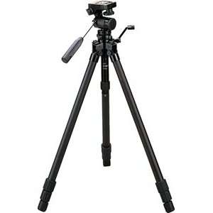  Metal Photo/ Video Tripod with Fluid Pan Head Camera Mount with Quick