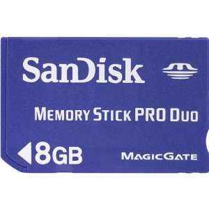  NEW 8GB Memory Stick Pro Duo Memory Card   SDMSPD 8192 A11 