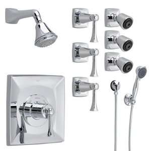 Illume Complete Shower Kit 05 with Lever Handle Finish Brushed Nickel