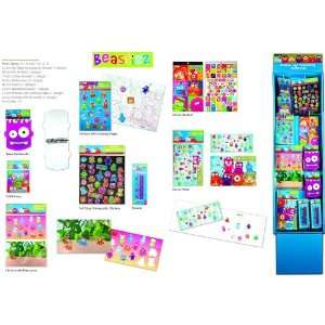  Beastiez Kids Sticker And Stationery Collection Case Pack 