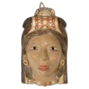  Ceramic mask, Inca Wife