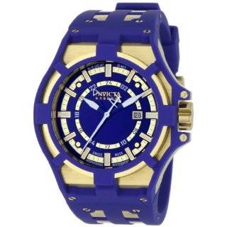 Invicta Mens 0633 Reserve Collection Akula Chronograph Blue Dial Blue 