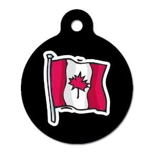  Ode To Canada   Pet ID Tag, 2 Sided Full Color, 4 Lines 