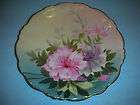 Beautiful French LIMOGES Elite Works PLATE Signed Paula