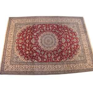   rug hand knotted in Persien, Nain fein 11ft3x8ft4