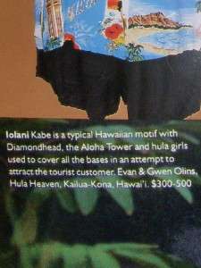 Vintage 1950s Kabe Crepe Rayon Hula Girl Hawaiian Aloha Shirt L EUC 