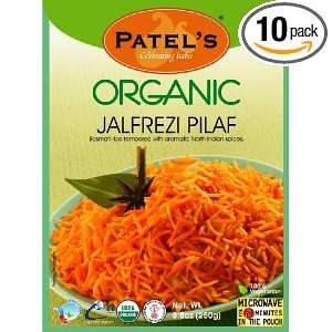 Patels Organic Jalfrezi Pilaf, 8.8 Ounce Boxes (Pack of 10)