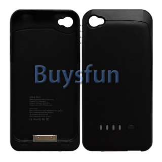   Emergency Extended Backup Battery Case Cover for iPhone 4 4G 4S  