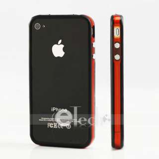   in the Dark Hard Frame TPU Case for iPhone 4G Orange&Black  