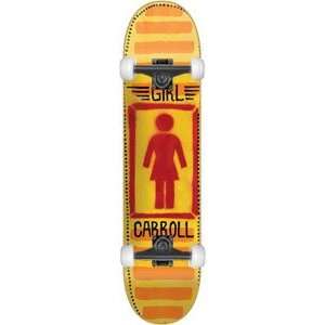  Girl Carroll Ba Stencil Og Complete Skateboard   8.0 w 