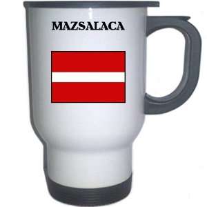  Latvia   MAZSALACA White Stainless Steel Mug Everything 