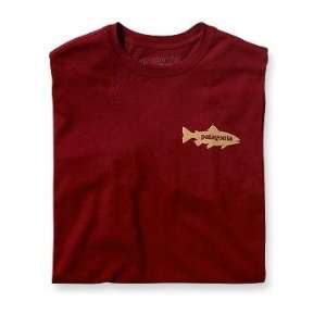  Patagonia Mens Trout Silhouette T Shirt Sports 