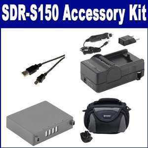  Panasonic SDR S150 Camcorder Accessory Kit includes 
