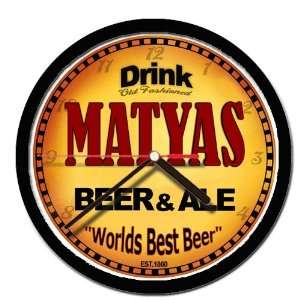  MATYAS beer and ale cerveza wall clock 