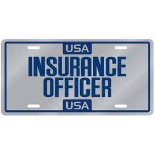  New  Usa Insurance Officer  License Plate Occupations 