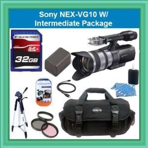  Sony NEX VG10 Interchangeable Lens Handycam Camcorder with 