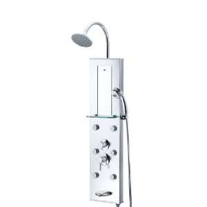 New Bathroom 6 Jets Bathtub Massages Shower Panel Faucet with Handheld 