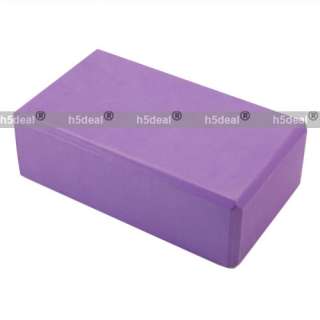 New Yoga Block Foaming Foam Brick Home Exercise Tool Purple Z  