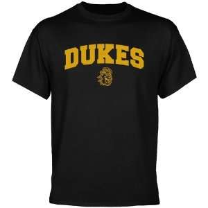  James Madison Dukes Black Mascot Arch T shirt