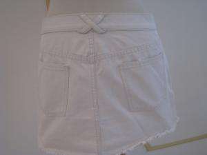 MARC JACOBS white cotton mini skirt sz 6  WOW  