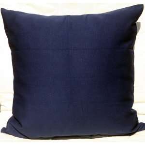  Canvas Cotton Cushion Pillow Cover 18/19  Navy Blue 