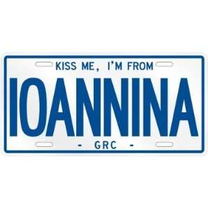 NEW  KISS ME , I AM FROM IOANNINA  GREECE LICENSE PLATE 
