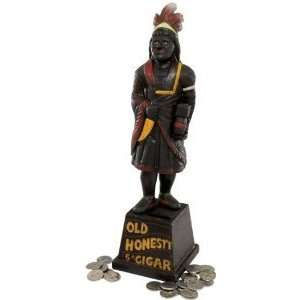   Cigar Store Indian Foundry Iron Mechanical Bank