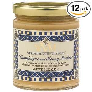 Willamette Valley Mustards And Marinades Champagne & Honey, 9 Ounce 