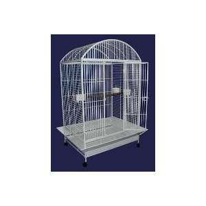   Parrot Bird Wrought Iron Cage Dome Top 40x30x69 WI40WHTR
